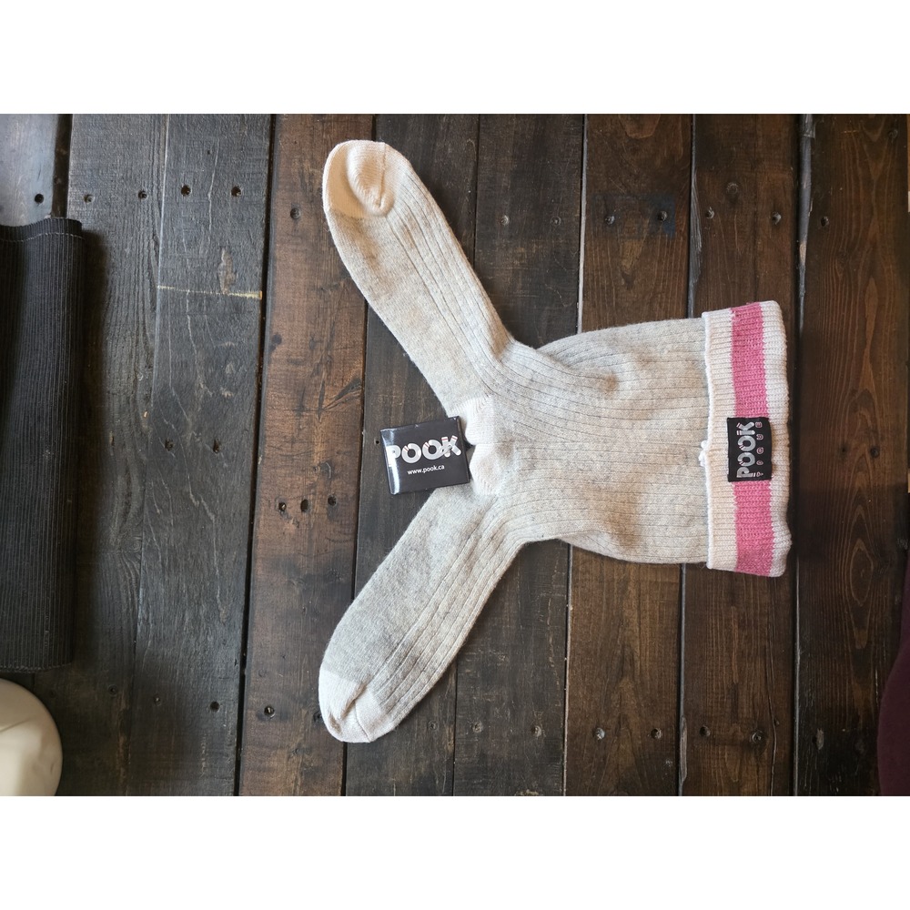 Pook Grey Bunny Ear Knit Toque